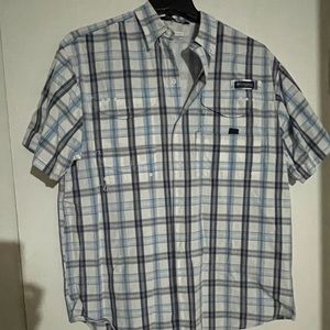 Mens short sleeved Columbia PFG Bonehead shirt
